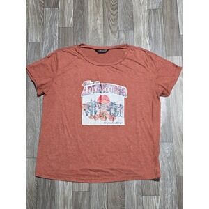 Shein Size Large orange adventures  tshirt fits more like a‎ medium